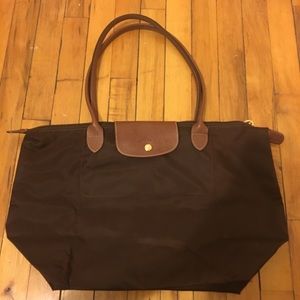 Authentic Longchamp Le Pliage Large Shoulder Tote